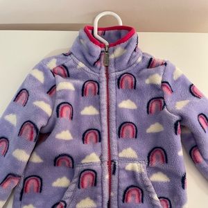 Hatley rainbow fleece 2t